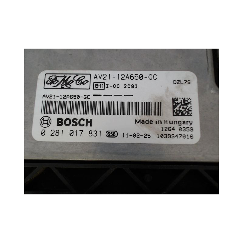 CALCULATEUR MOTEUR FORD FIESTA