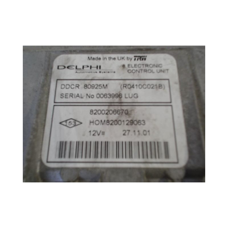 CALCULATEUR MOTEUR RENAULT CLIO