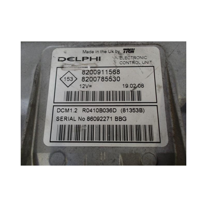 CALCULATEUR MOTEUR DACIA LOGAN