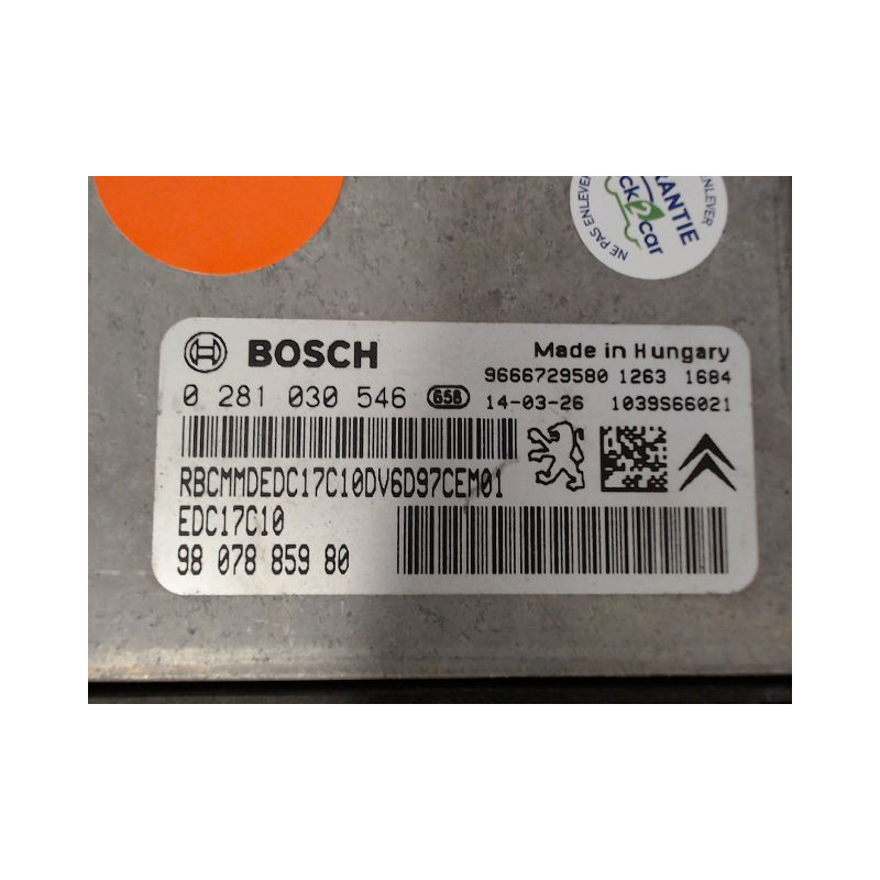 CALCULATEUR MOTEUR PEUGEOT 208
