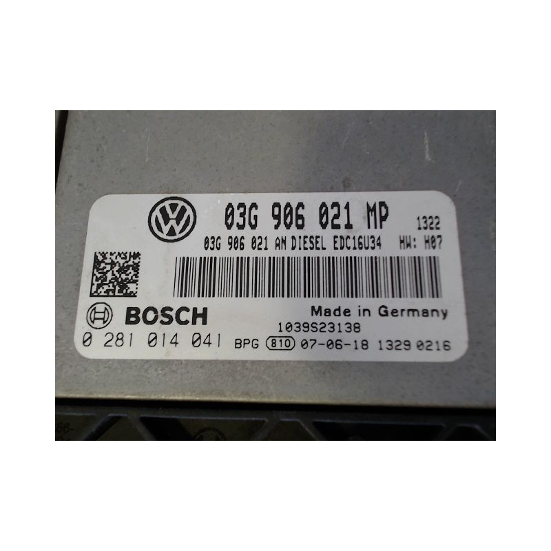 CALCULATEUR MOTEUR VOLKSWAGEN TOURAN