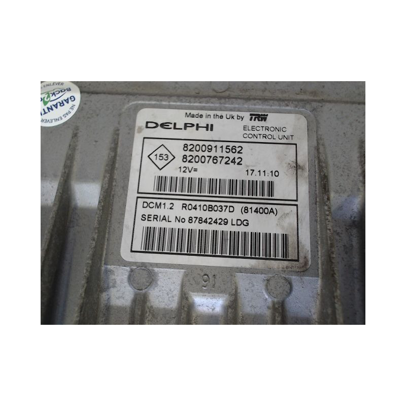 CALCULATEUR MOTEUR RENAULT CLIO
