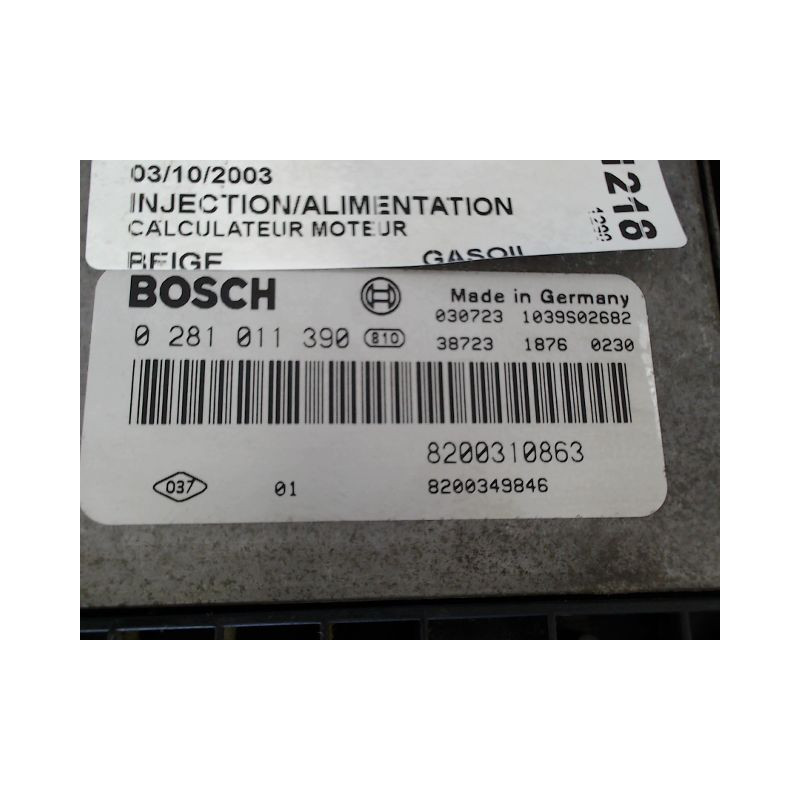 CALCULATEUR MOTEUR RENAULT MEGANE