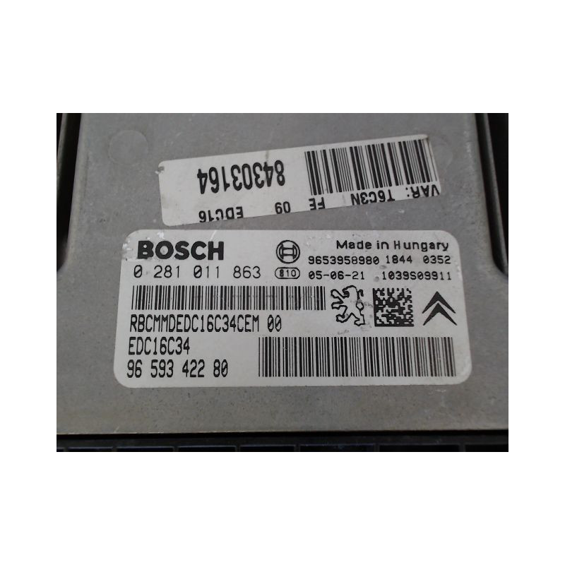 CALCULATEUR MOTEUR PEUGEOT 307