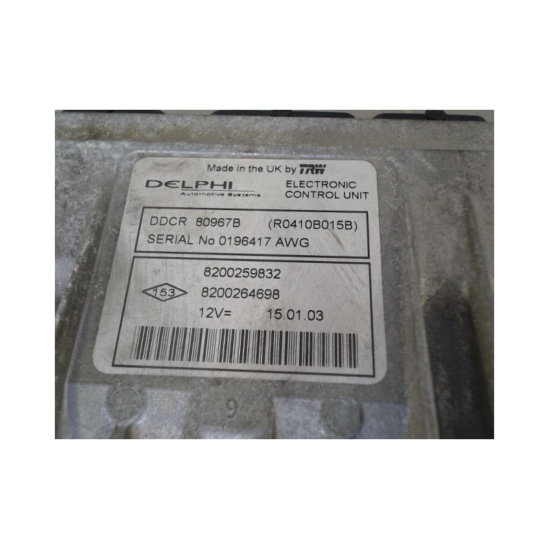 CALCULATEUR MOTEUR RENAULT MEGANE