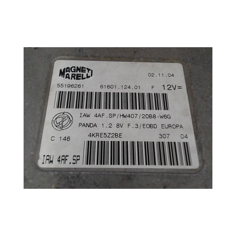 CALCULATEUR MOTEUR FIAT PANDA