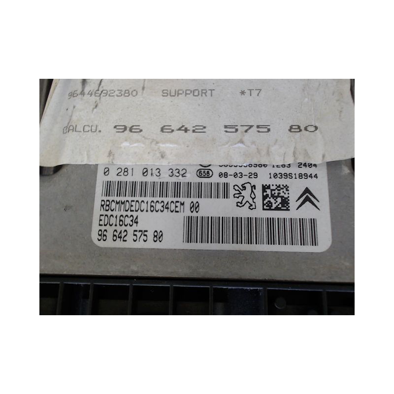CALCULATEUR MOTEUR PEUGEOT 308