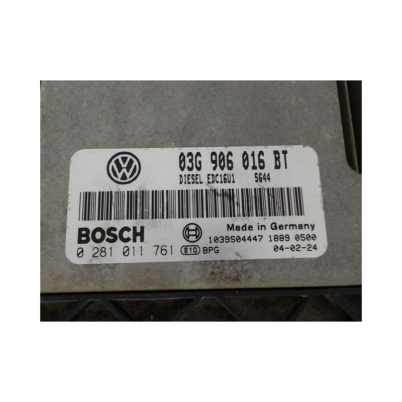 CALCULATEUR MOTEUR VOLKSWAGEN TOURAN
