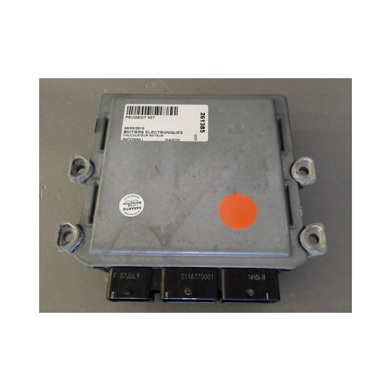 CALCULATEUR MOTEUR PEUGEOT 807