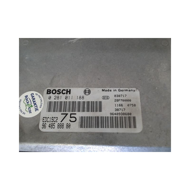 CALCULATEUR MOTEUR PEUGEOT 206