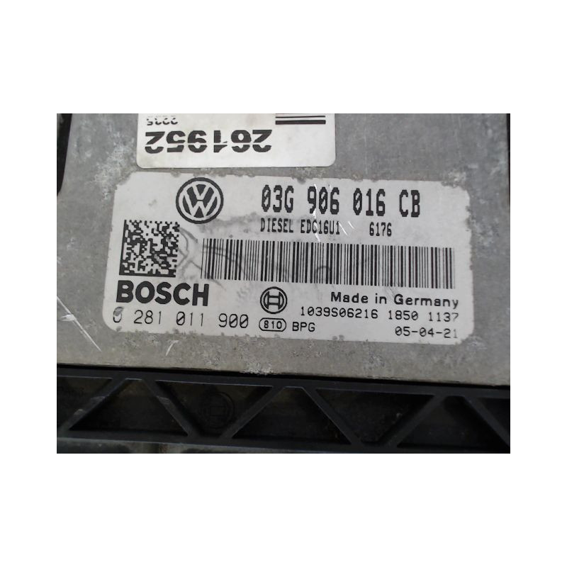 CALCULATEUR MOTEUR VOLKSWAGEN GOLF