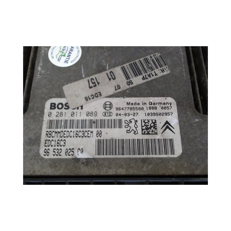 CALCULATEUR MOTEUR PEUGEOT 206