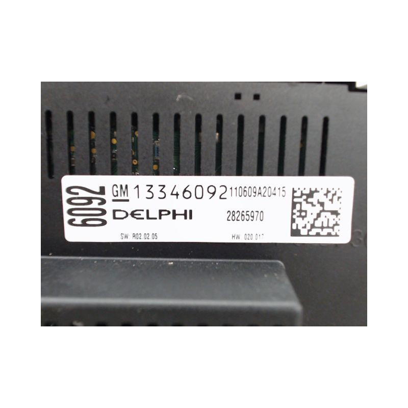 COMMANDE DE CHAUFFAGE OPEL MERIVA