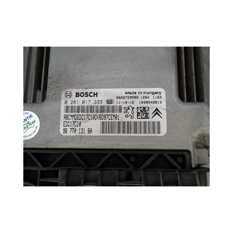CALCULATEUR MOTEUR PEUGEOT 207