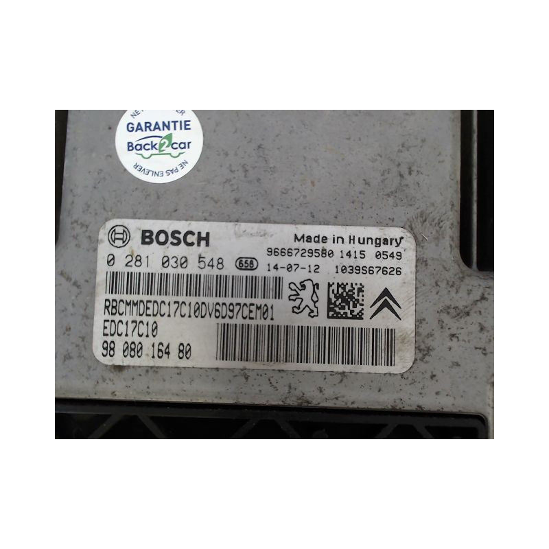 CALCULATEUR MOTEUR PEUGEOT 308