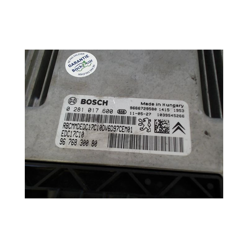 CALCULATEUR MOTEUR CITROEN BERLINGO