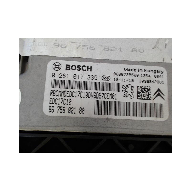 CALCULATEUR MOTEUR CITROEN C4