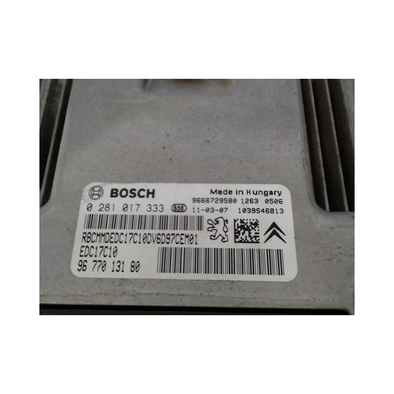 CALCULATEUR MOTEUR CITROEN C3