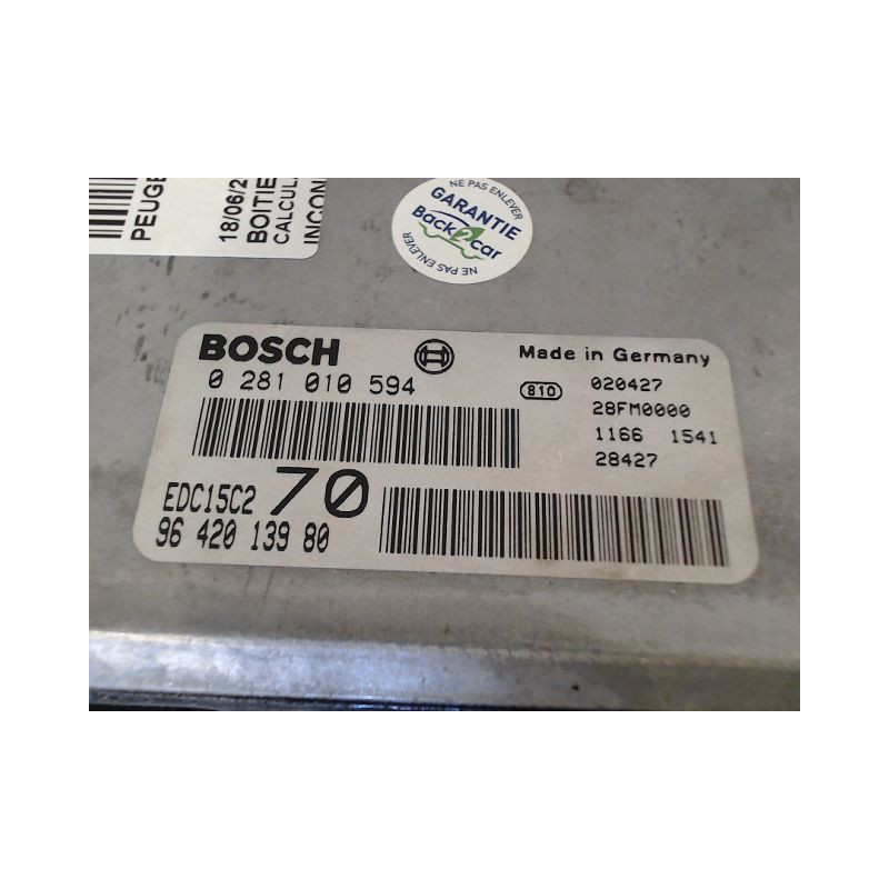 CALCULATEUR MOTEUR PEUGEOT 206