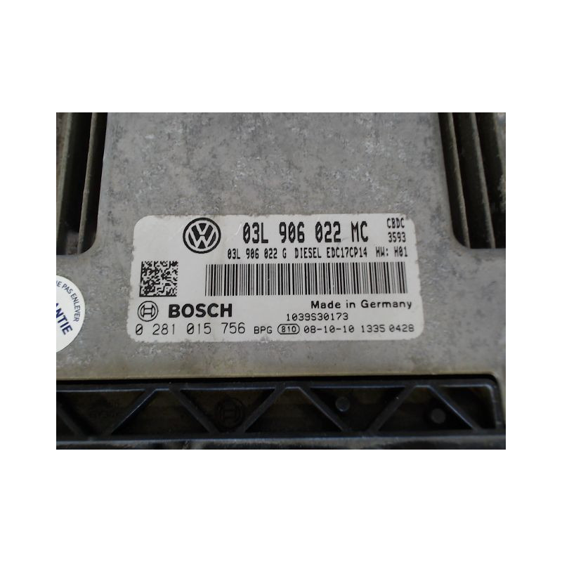 CALCULATEUR MOTEUR VOLKSWAGEN GOLF