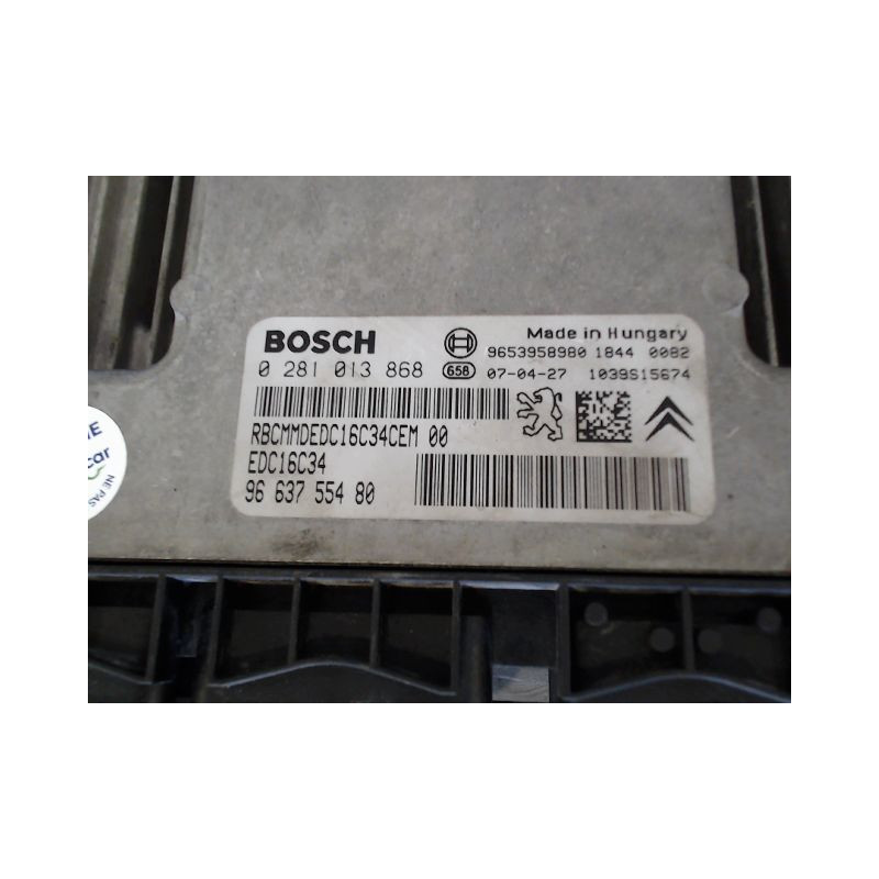 CALCULATEUR MOTEUR PEUGEOT 207
