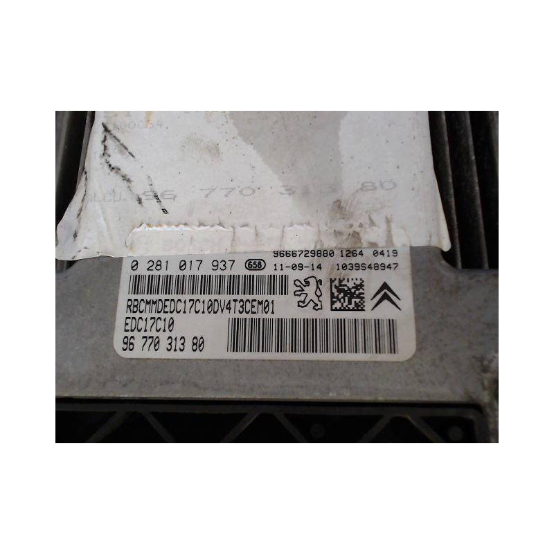 CALCULATEUR MOTEUR PEUGEOT 206