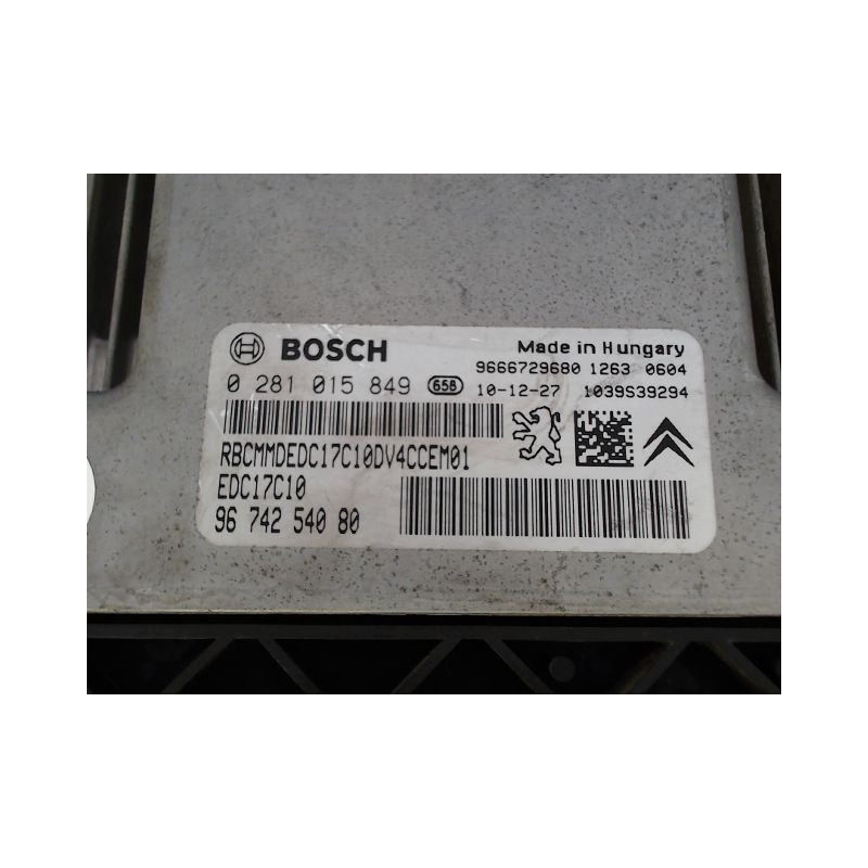 CALCULATEUR MOTEUR CITROEN C3