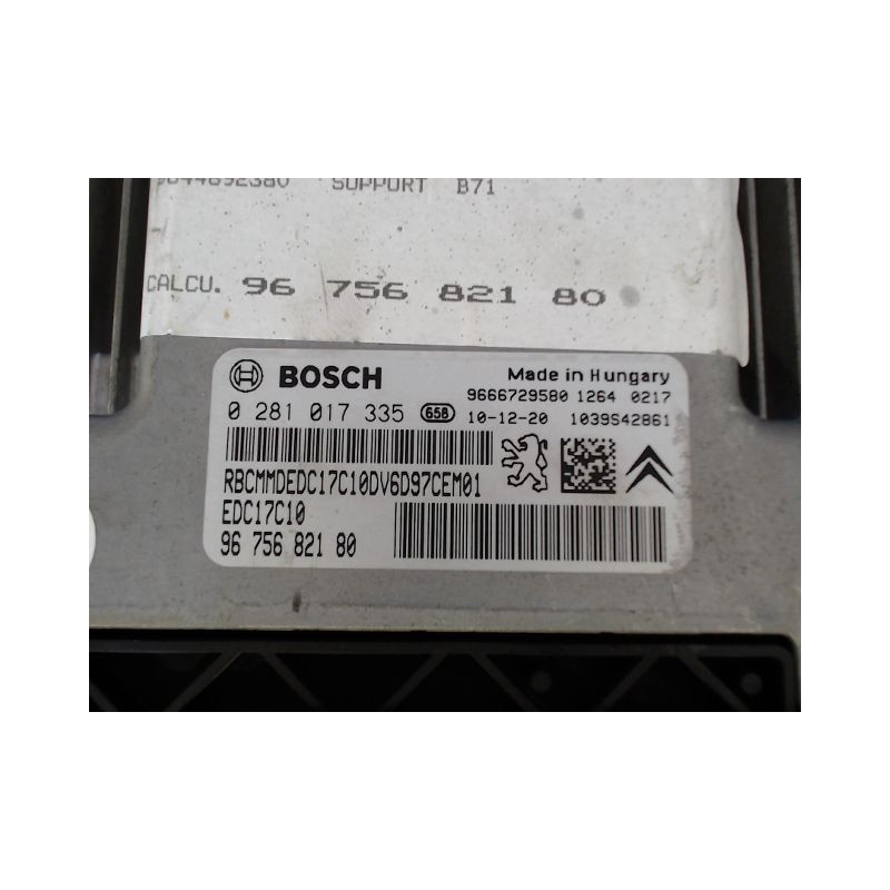 CALCULATEUR MOTEUR CITROEN C4