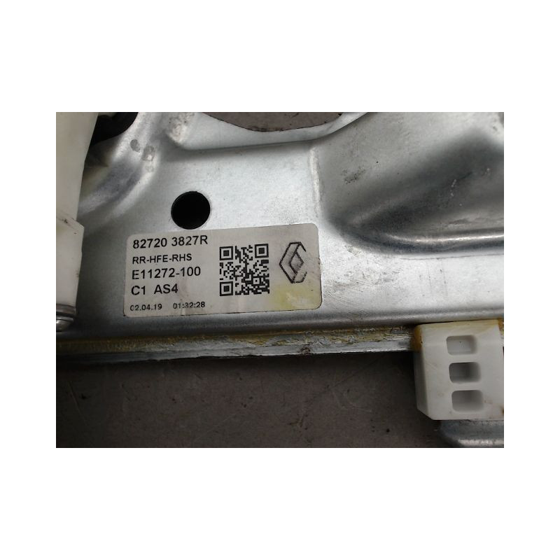 MECANISME LEVE-GLACE ARRIERE DROIT RENAULT KADJAR