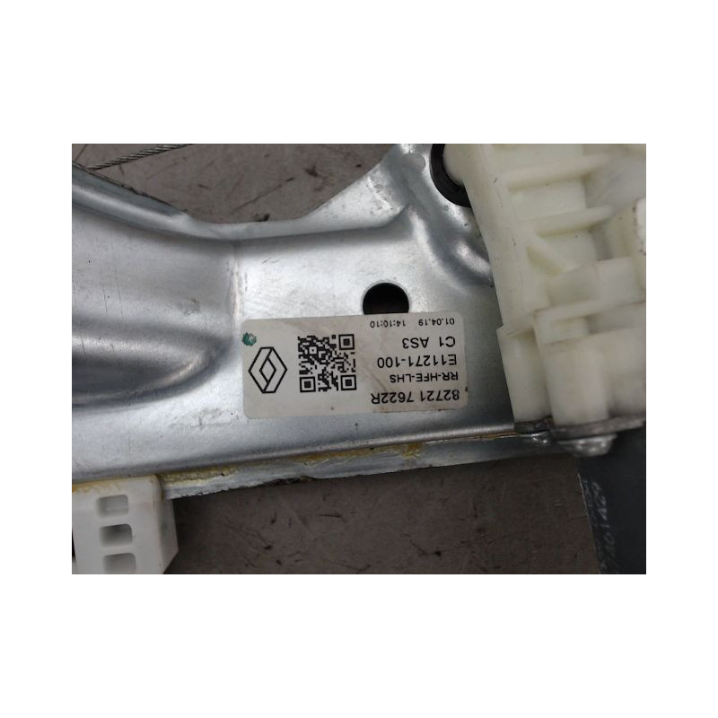 MECANISME LEVE-GLACE ARRIERE GAUCHE RENAULT KADJAR