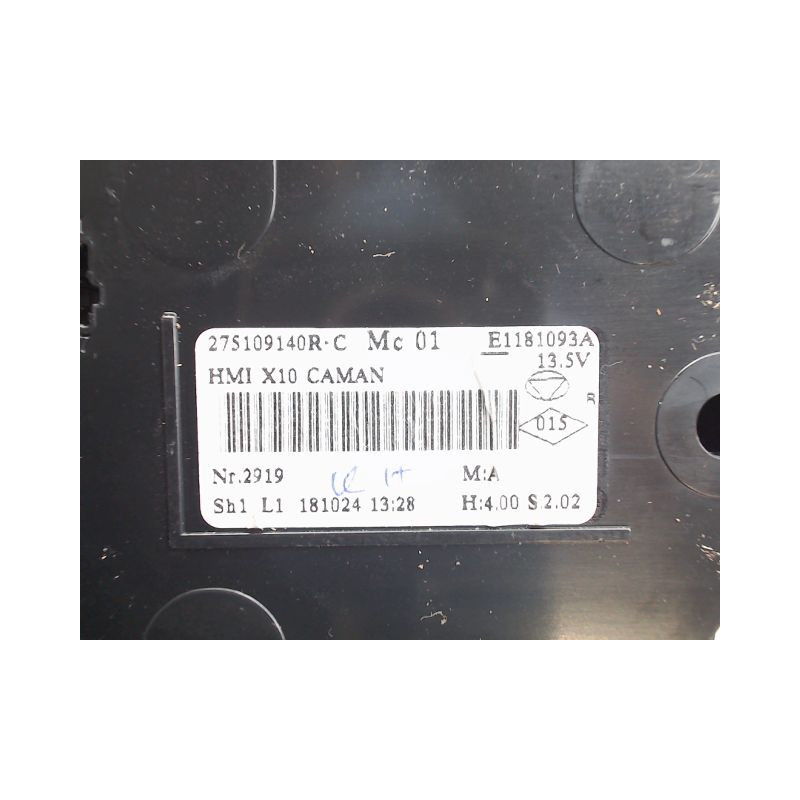 COMMANDE DE CHAUFFAGE RENAULT ZOE