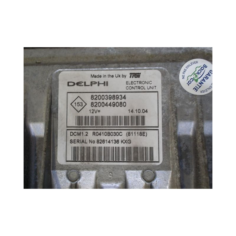 CALCULATEUR MOTEUR RENAULT MODUS