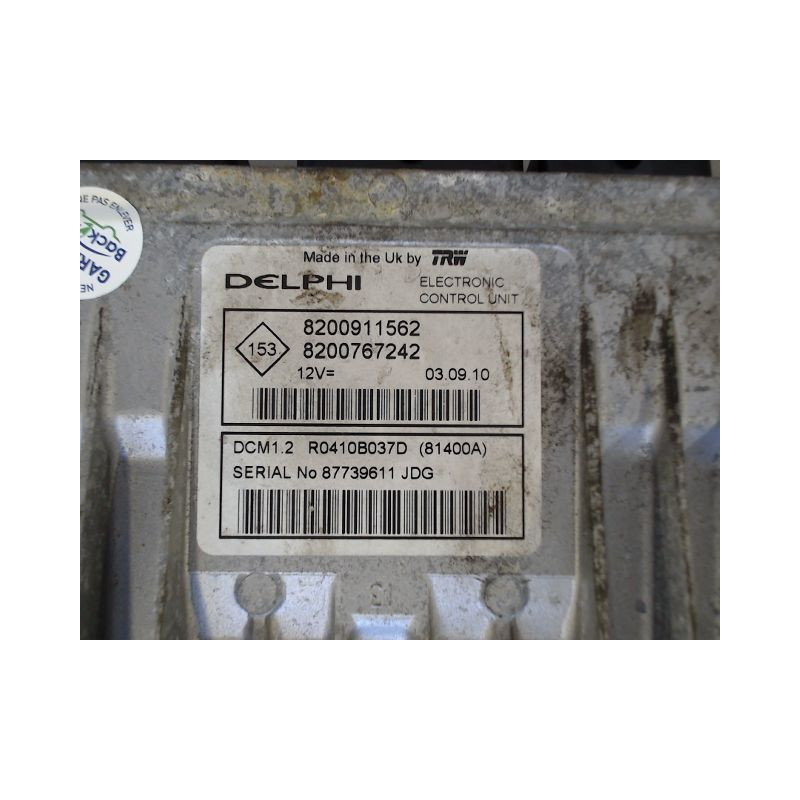 CALCULATEUR MOTEUR RENAULT CLIO
