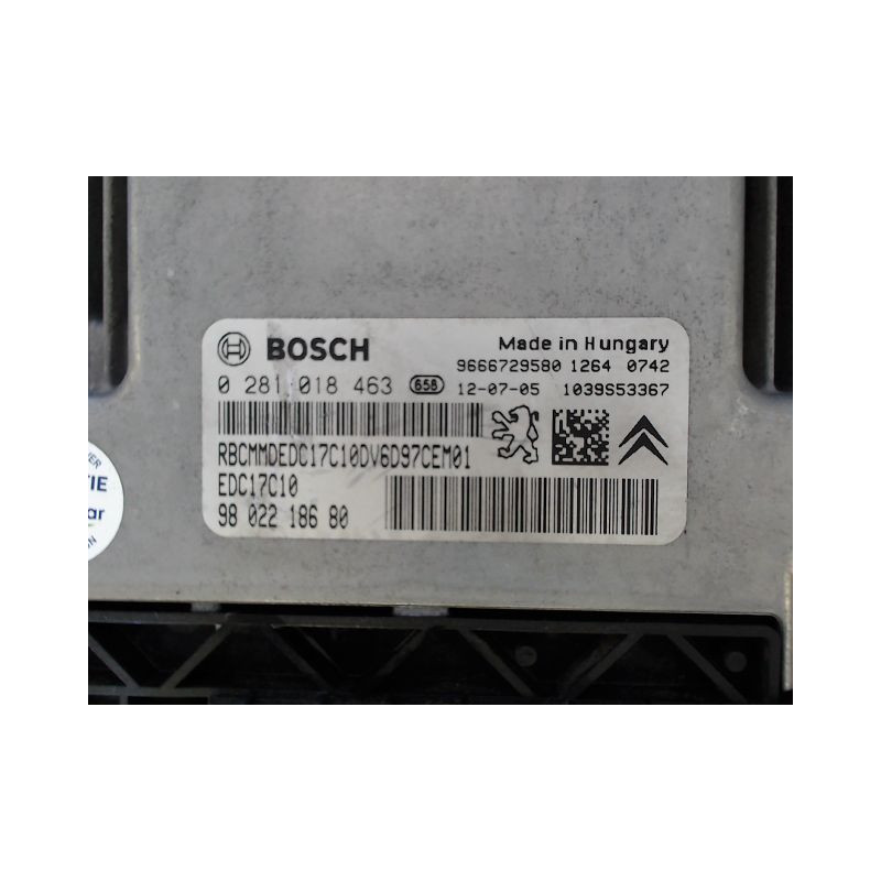 CALCULATEUR MOTEUR CITROEN C3