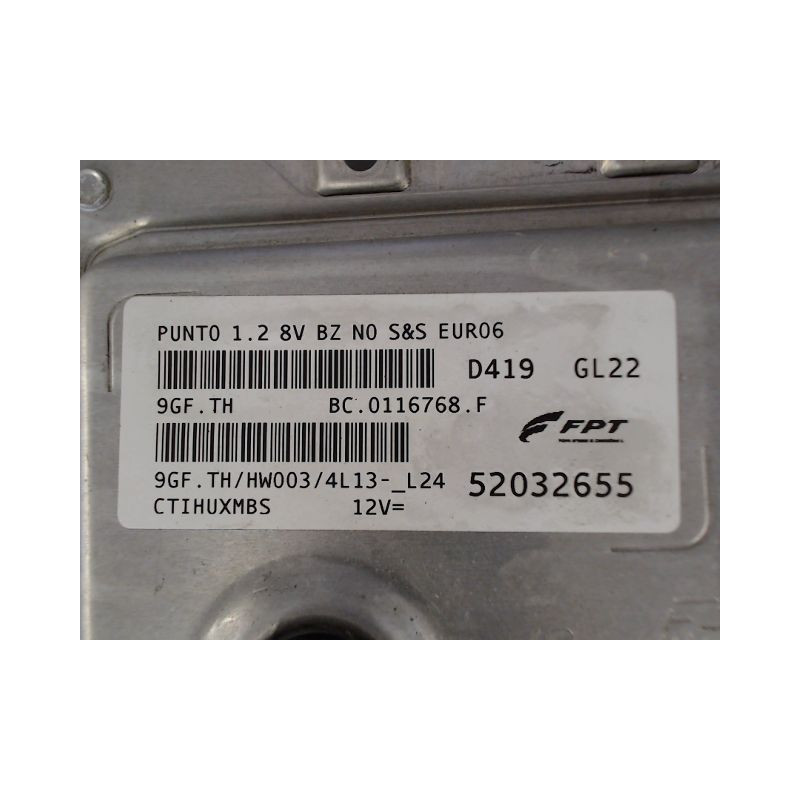 CALCULATEUR MOTEUR FIAT PUNTO