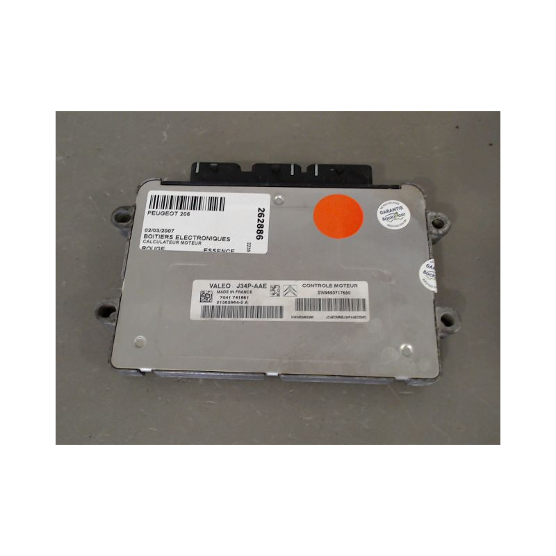 CALCULATEUR MOTEUR PEUGEOT 206