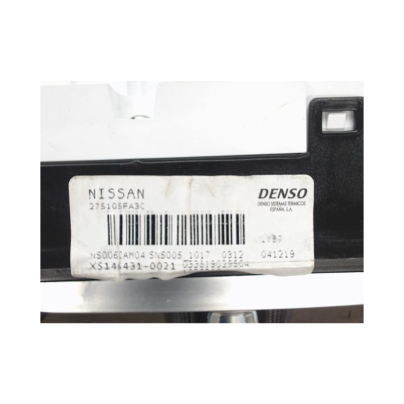COMMANDE DE CHAUFFAGE NISSAN MICRA