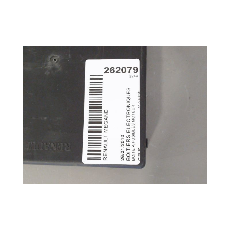 BOITE A FUSIBLES RENAULT MEGANE