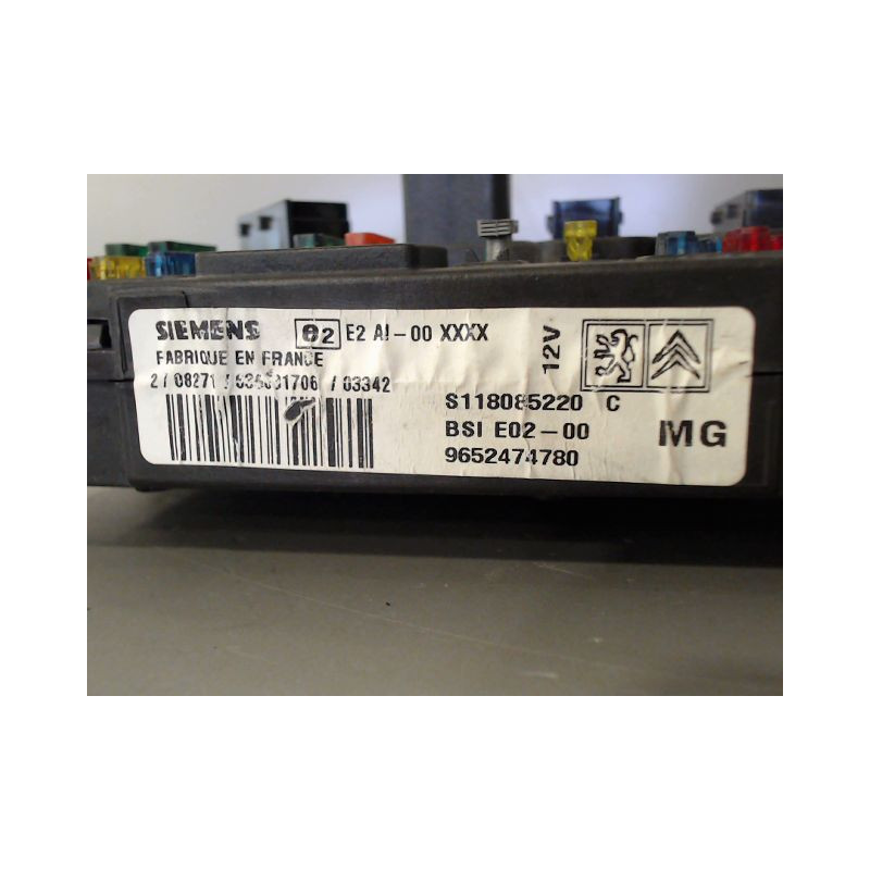 BOITIER GESTION HABITACLE PEUGEOT 206