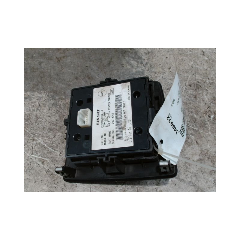 COMMANDE GPS RENAULT SCENIC III 2009-
