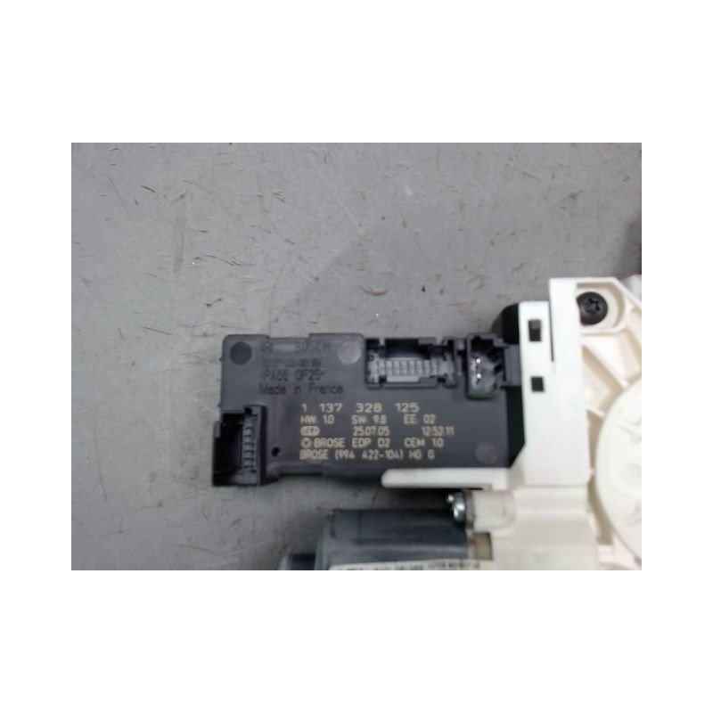 MECANISME+MOTEUR LEVE-GLACE AVANT GAUCHE PEUGEOT 407