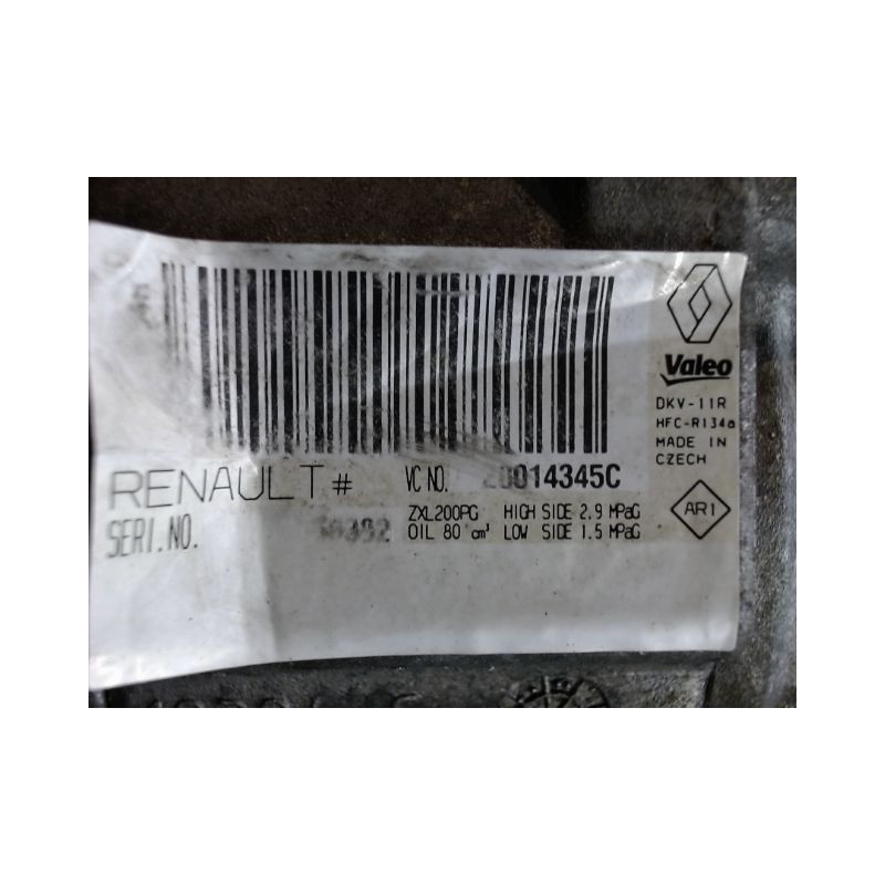 COMPRESSEUR AIR CONDITIONNE DACIA LODGY