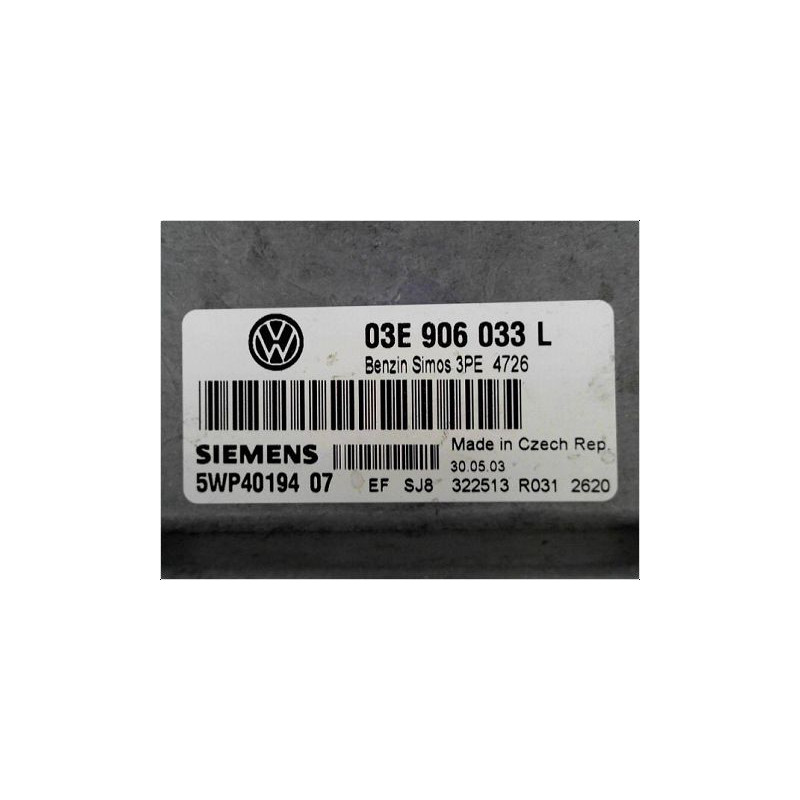 CALCULATEUR MOTEUR VOLKSWAGEN POLO IV 02-05