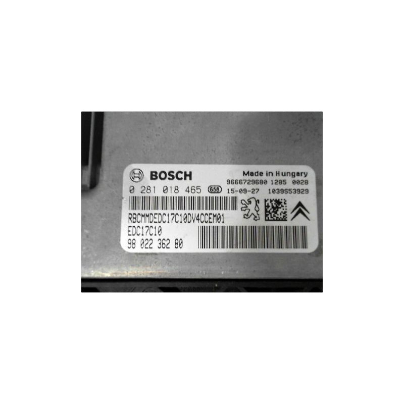 CALCULATEUR MOTEUR CITROEN C3 II PH2 2013-2016