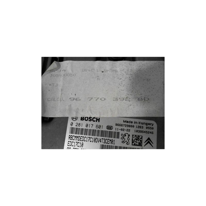 CALCULATEUR MOTEUR PEUGEOT 206+ 09-13