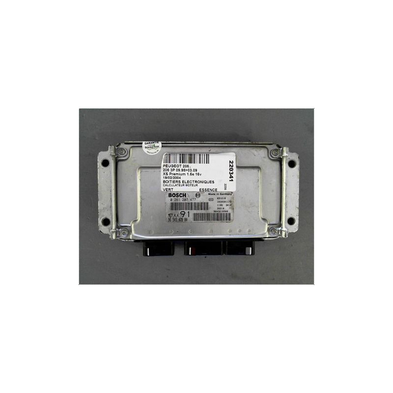 CALCULATEUR MOTEUR PEUGEOT 206 98-09