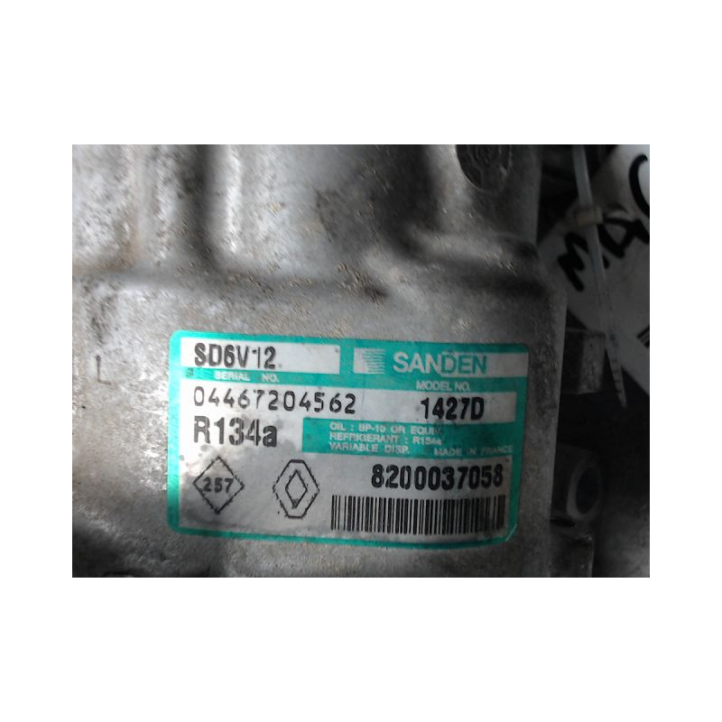 COMPRESSEUR AIR CONDITIONNE RENAULT CLIO II PH.2 01-06