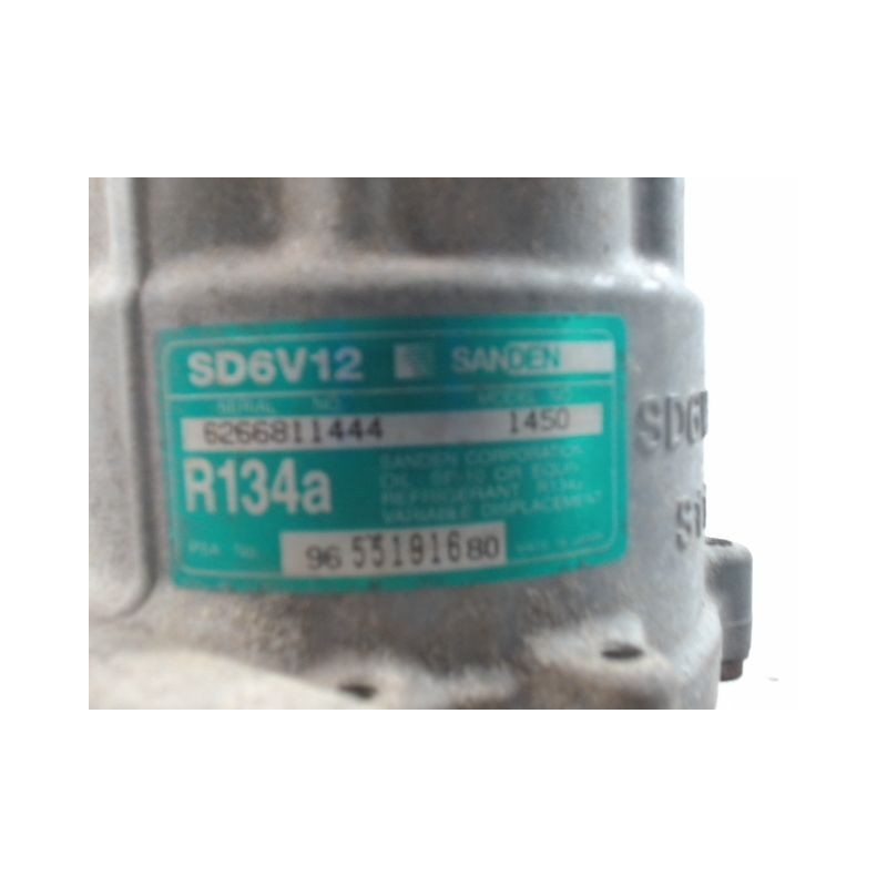COMPRESSEUR AIR CONDITIONNE CITROEN C3 2002-2005