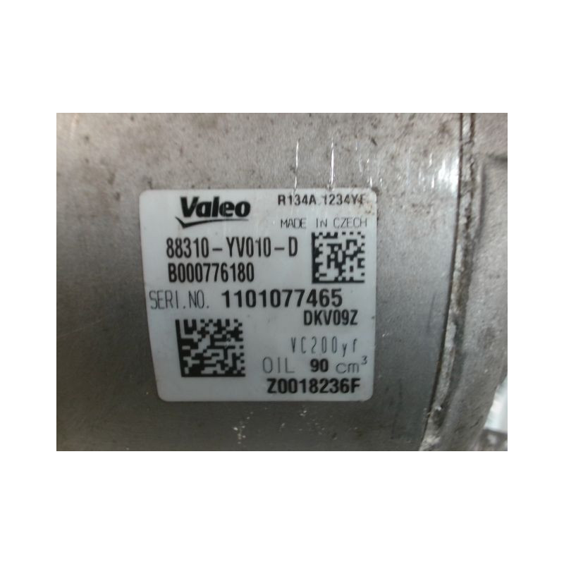 COMPRESSEUR AIR CONDITIONNE TOYOTA AYGO 5P