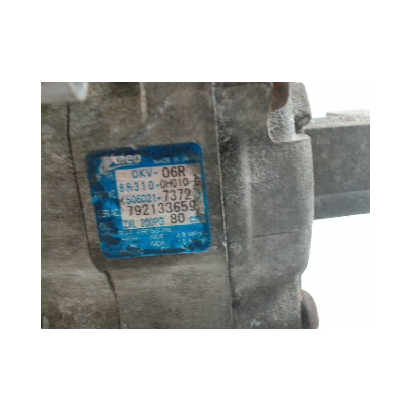COMPRESSEUR AIR CONDITIONNE TOYOTA AYGO 5P